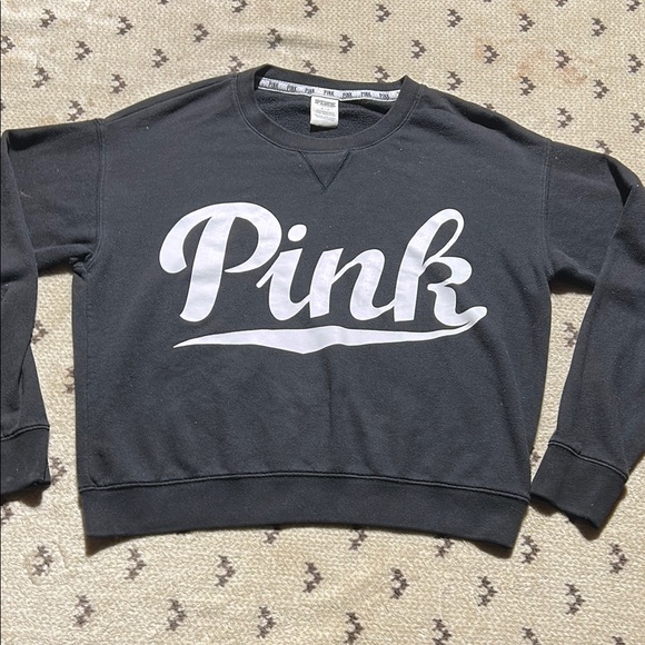 Black Pink Logo Sweatshirt - Picture 3 of 6